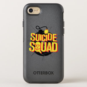 Suicide Squad   Bomb Logo OtterBox Symmetry iPhone 8/7 Case