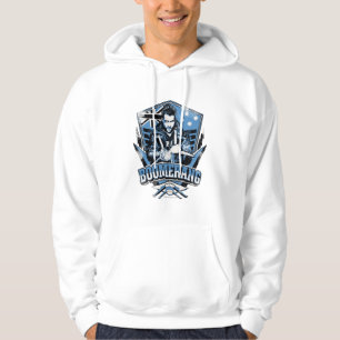 Suicide Squad   Boomerang Badge Hoodie