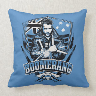 Suicide Squad   Boomerang Badge Throw Pillow