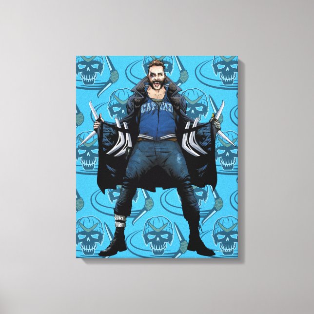 Suicide Squad | Boomerang Comic Book Art Canvas Print (Front)