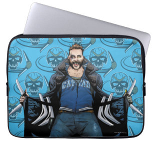 Suicide Squad Boomerang Comic Book Art Laptop Sleeve