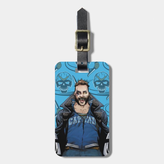 Suicide Squad | Boomerang Comic Book Art Luggage Tag (Front Vertical)