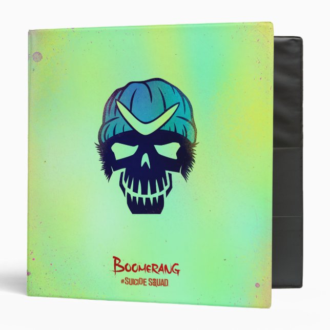 Suicide Squad | Boomerang Head Icon Binder (Front/Inside)