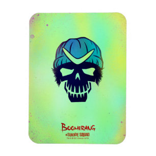 Suicide Squad   Boomerang Head Icon Magnet