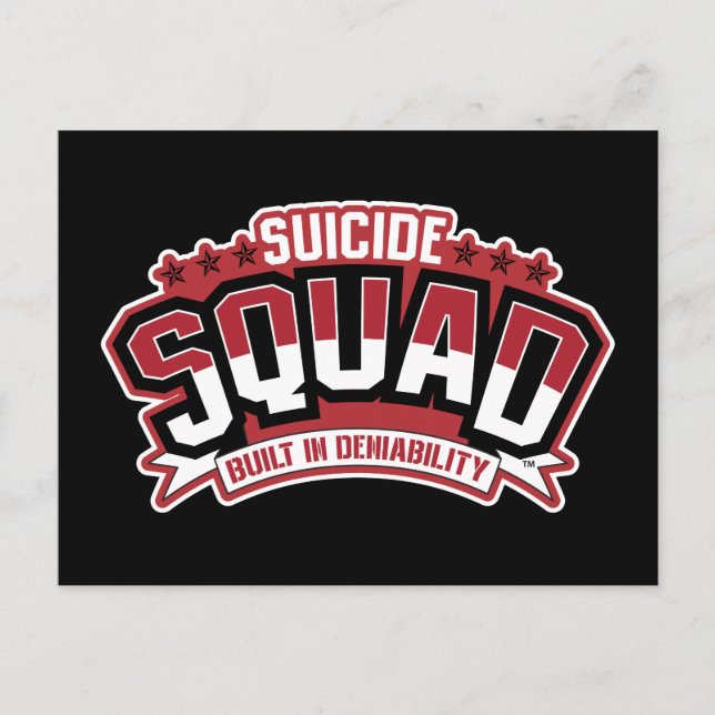Suicide Squad | Built In Deniability Postcard (Front)