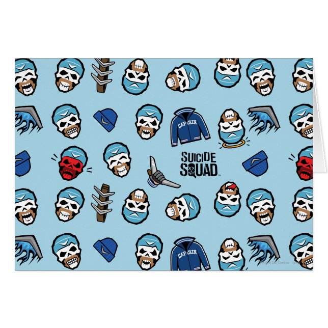 Suicide Squad | Captain Boomerang Emoji Pattern (Front Horizontal)