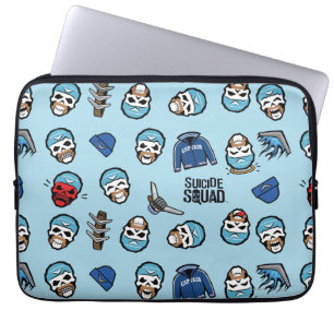 Suicide Squad Captain Boomerang Emoji Pattern Laptop Sleeve