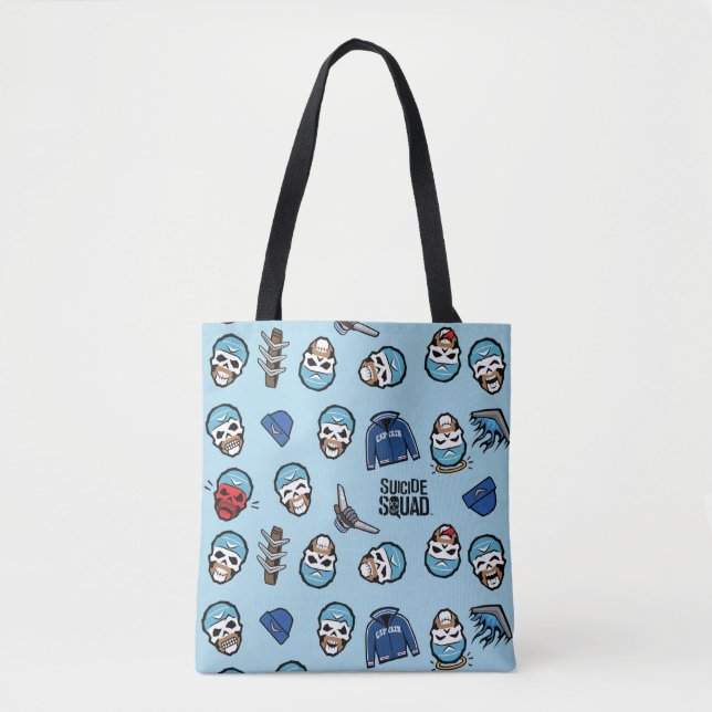 Suicide Squad | Captain Boomerang Emoji Pattern Tote Bag (Front)