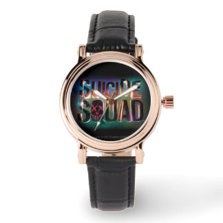 Suicide Squad | Colourful Glow Logo Watch