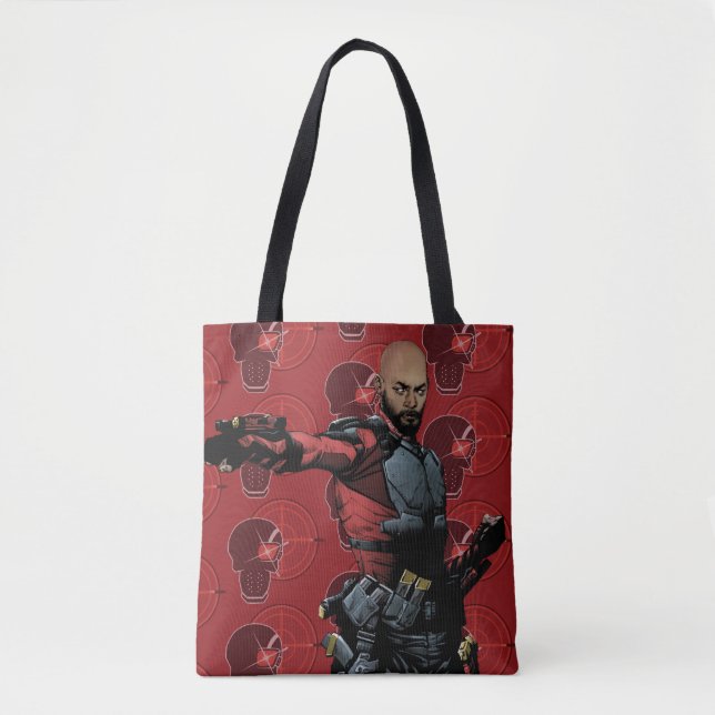 Suicide Squad | Deadshot Comic Book Art Tote Bag (Front)