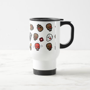 Suicide Squad   Deadshot Emoji Pattern Travel Mug