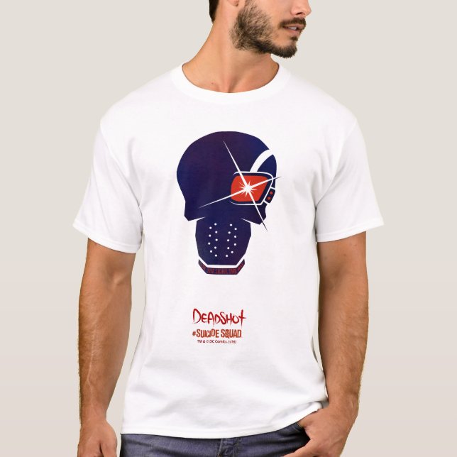 Suicide Squad | Deadshot Head Icon 2 T-Shirt (Front)