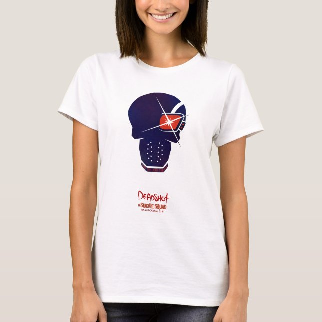 Suicide Squad | Deadshot Head Icon 2 T-Shirt (Front)