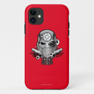 Suicide Squad Deadshot Mask & Guns Tattoo Art iPhone 11 Case