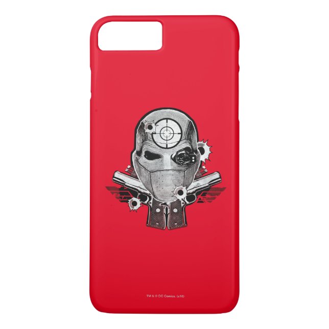 Suicide Squad | Deadshot Mask & Guns Tattoo Art Case-Mate iPhone Case (Back)