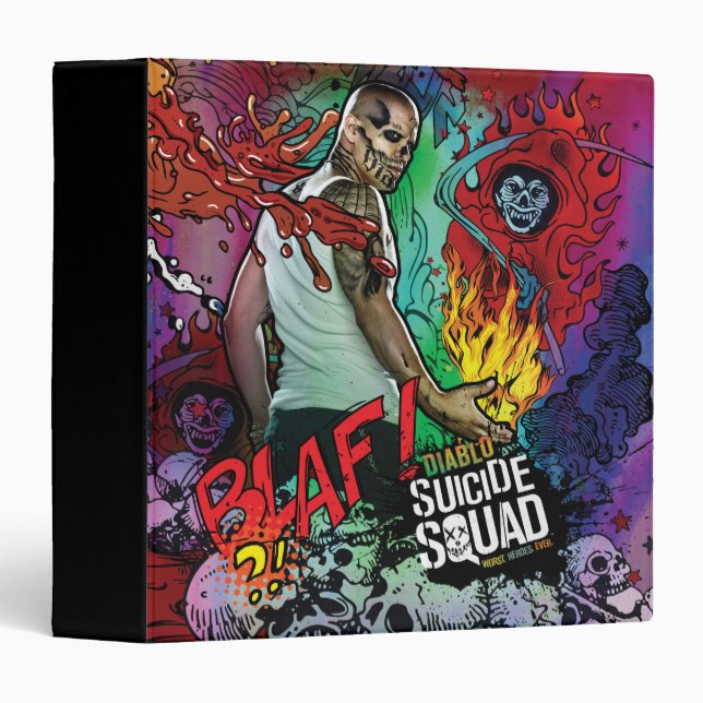 Suicide Squad | Diablo Character Graffiti Binder (Front/Spine)