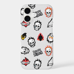 Suicide Squad Diablo Emoji Pattern