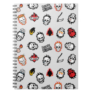 Suicide Squad   Diablo Emoji Pattern Notebook