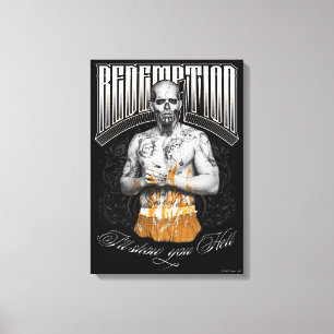 Suicide Squad El Diablo "Redemption" Tattoo Canvas Print