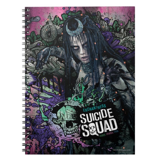 Suicide Squad | Enchantress Character Graffiti Notebook (Front)