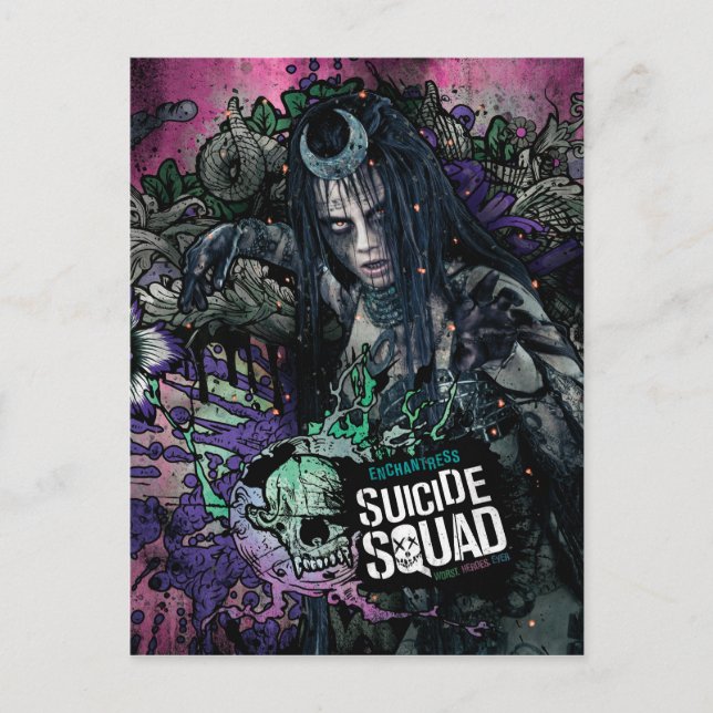 Suicide Squad | Enchantress Character Graffiti Postcard (Front)