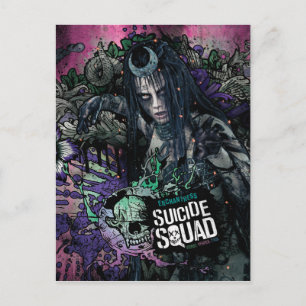 Suicide Squad   Enchantress Character Graffiti Postcard