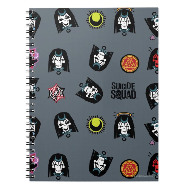 Suicide Squad | Enchantress Emoji Pattern Notebook (Front)