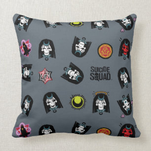 Suicide Squad   Enchantress Emoji Pattern Throw Pillow