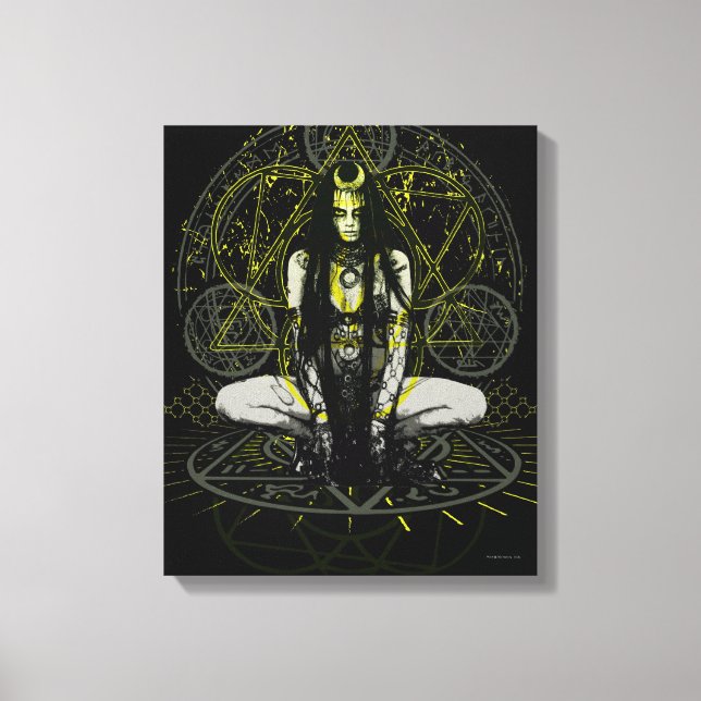Suicide Squad | Enchantress Magic Circles Canvas Print (Front)