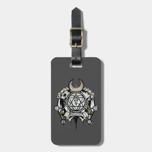 Suicide Squad | Enchantress Symbols Tattoo Art Luggage Tag (Front Vertical)