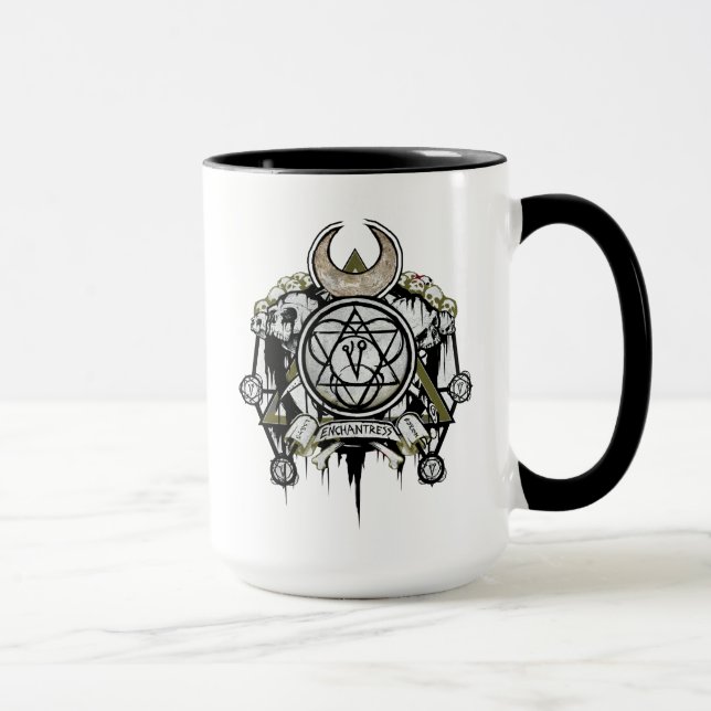 Suicide Squad | Enchantress Symbols Tattoo Art Mug (Right)