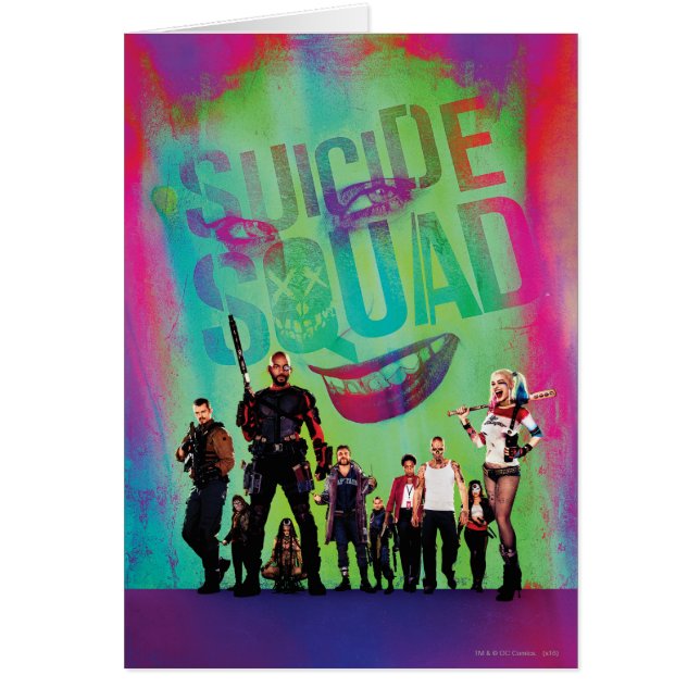 Suicide Squad | Green Joker & Squad Movie Poster (Front)