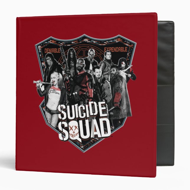 Suicide Squad | Group Badge Photo Binder (Front/Inside)