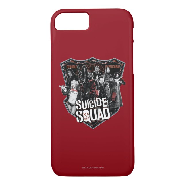 Suicide Squad | Group Badge Photo Case-Mate iPhone Case (Back)