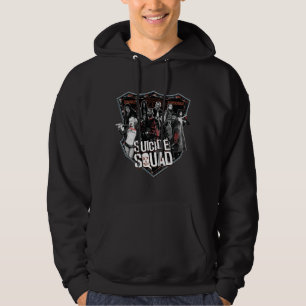 Suicide Squad   Group Badge Photo Hoodie