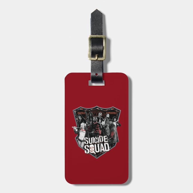 Suicide Squad | Group Badge Photo Luggage Tag (Front Vertical)
