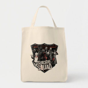 Suicide Squad   Group Badge Photo Tote Bag
