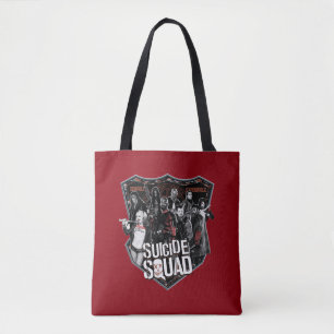 Suicide Squad Group Badge Photo Tote Bag