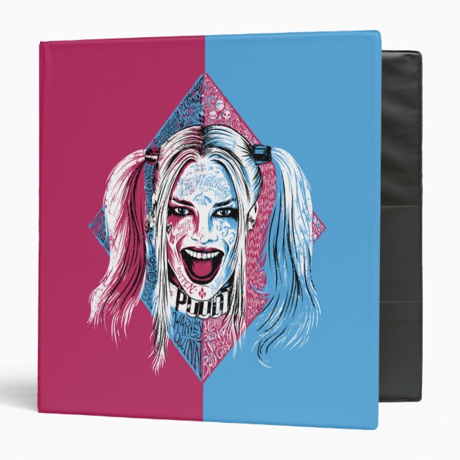 Suicide Squad | Harley Laugh Binder (Front/Inside)