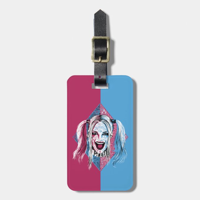 Suicide Squad | Harley Laugh Luggage Tag (Front Vertical)