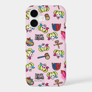 Suicide Squad Harley Quinn Emoji Pattern