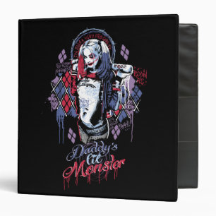 Suicide Squad Harley Quinn Inked Graffiti Binder