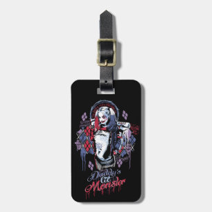 Suicide Squad   Harley Quinn Inked Graffiti Luggage Tag