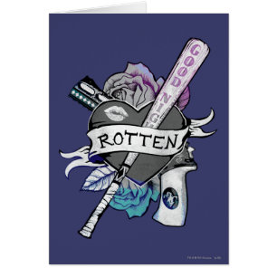 Suicide Squad Harley Quinn "Rotten" Tattoo Art