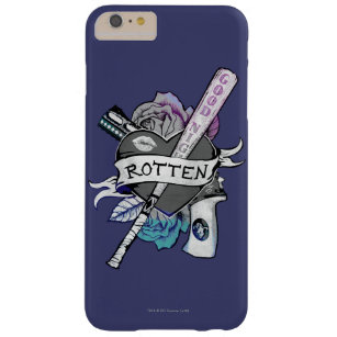Suicide Squad   Harley Quinn "Rotten" Tattoo Art Barely There iPhone 6 Plus Case