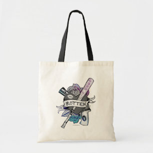 Suicide Squad   Harley Quinn "Rotten" Tattoo Art Tote Bag