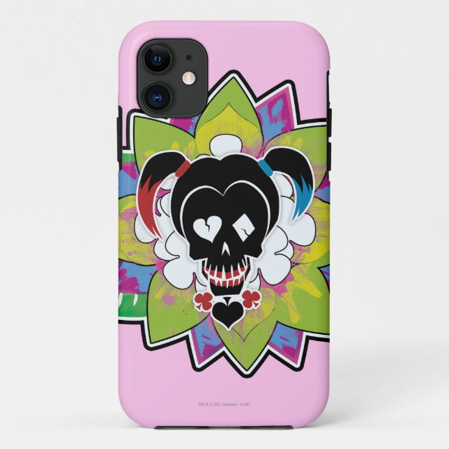 Suicide Squad | Harley Quinn Skull Tattoo Art Case-Mate iPhone Case (Back)
