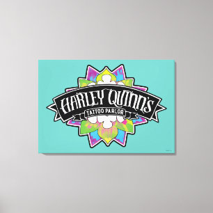 Suicide Squad   Harley Quinn's Tattoo Parlour Lotu Canvas Print