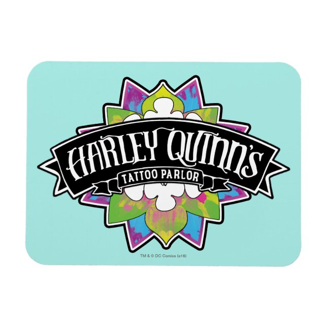 Suicide Squad | Harley Quinn's Tattoo Parlour Magnet (Horizontal)
