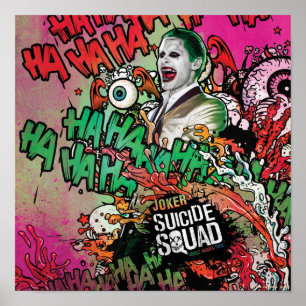 Suicide Squad   Joker Character Graffiti Poster